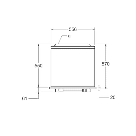 LA GERMANIA FLG608ESXV 80 Lt Inox Εντοιχιζόμενος Φούρνος Άνω Πάγκου image 3