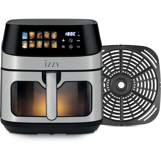 IZZY IZ-8270 με Αποσπώμενο Κάδο 2200 W 8.2 L Ασημί/Μαύρο Φριτέζα Αέρος image 4