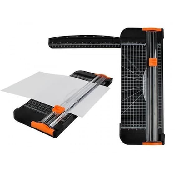 Επιτραπέζια Βάση Κοπής Χαρτιού Paper Cutting Machine 12 Sheets To A3 Photo Greeting Card Finger Guar image 0