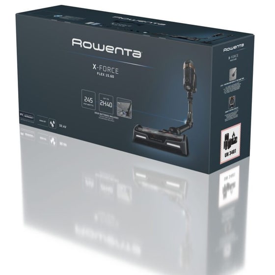 ROWENTA X-FORCE FLEX 15.60 Animal RH99G3WO 32.4 V  Μαύρο/Μπρονζέ Aqua Σκούπα Stick image 7