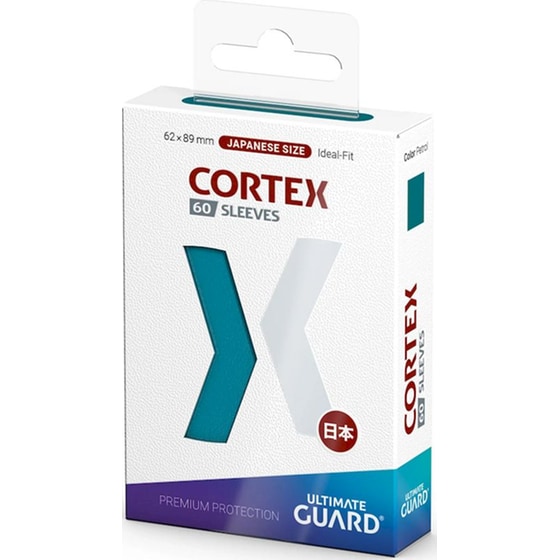 Ultimate Guard Cortex Card Sleeves Japanese Small Size - Petrol (60 Sleeves) image 1