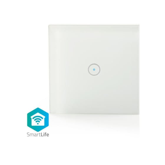 Διακόπτης Τοίχου NEDIS Wi-Fi Smart Wall Switch WIFIWS10WT image 0