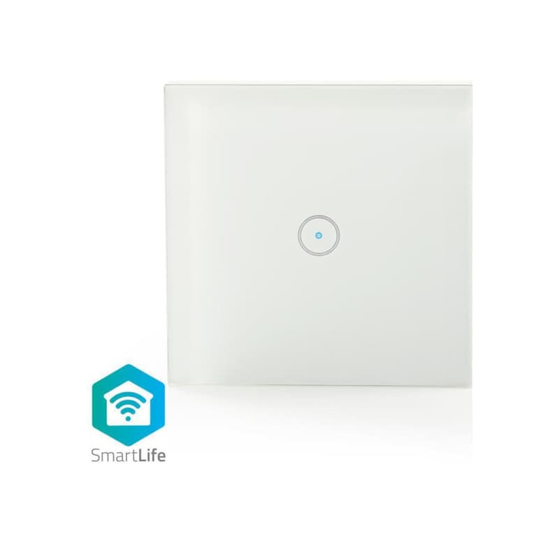 NEDIS Διακόπτης Τοίχου NEDIS Wi-Fi Smart Wall Switch WIFIWS10WT