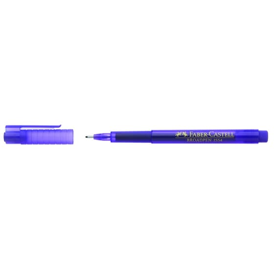 Μαρκαδόρος Γραφής Faber Castell Broadpen Μπλε 0.8 mm image 0
