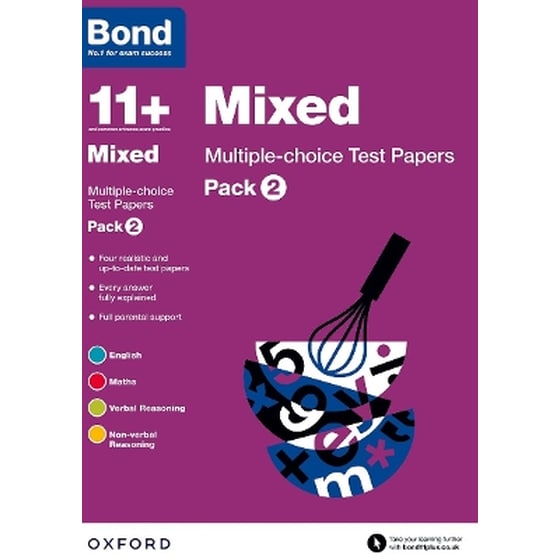 Bond 11+: Mixed: Multiple-choice Test Papers: For 11+ GL assessment and Entrance Exams image 0