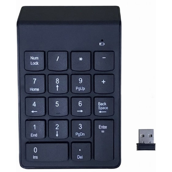 Gembird KPD-W-02 Ενσύρματο NumPad Μαύρο image 0