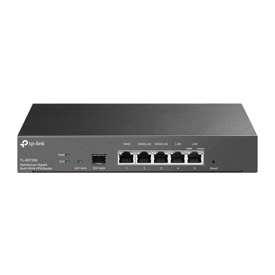 TP-LINK TL-ER7206 SafeStream v1 Ενσύρματο Router Wi-Fi 4 με 4 Θύρες Ethernet image 0