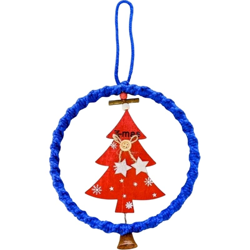 FEELBOHO Χριστουγεννιάτικο Διακοσμητικό Στεφάνι Feelboho με Δέντρο