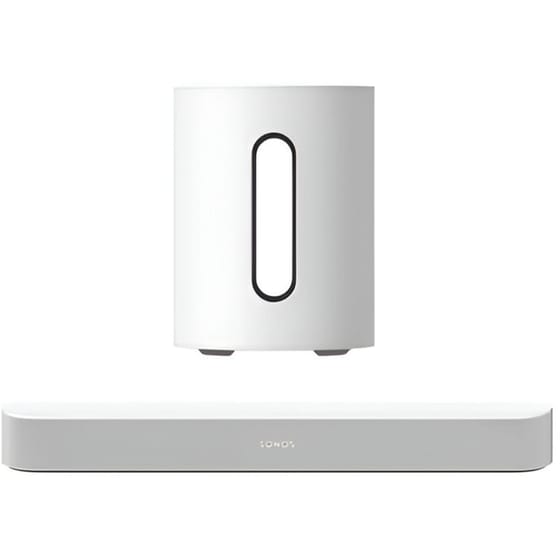Sonos Beam Gen2 Soundbar 80W 2.0 + Sonos Sub Mini Λευκό image 0