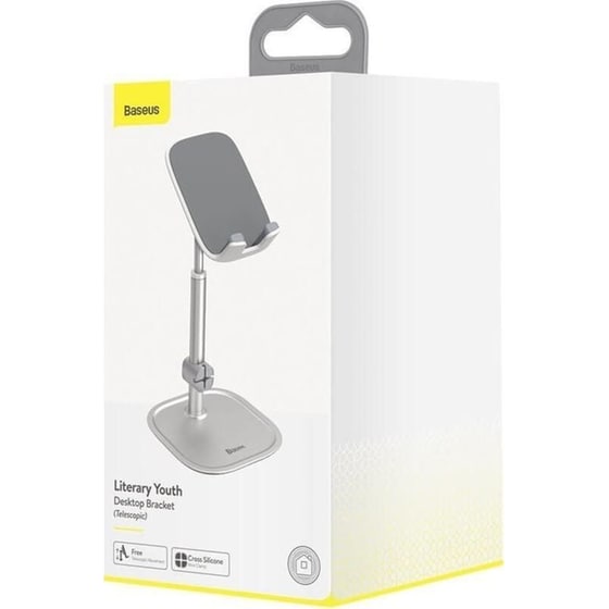 Επιτραπέζια Βάση Στήριξης Baseus Literary Youth - Silver image 1