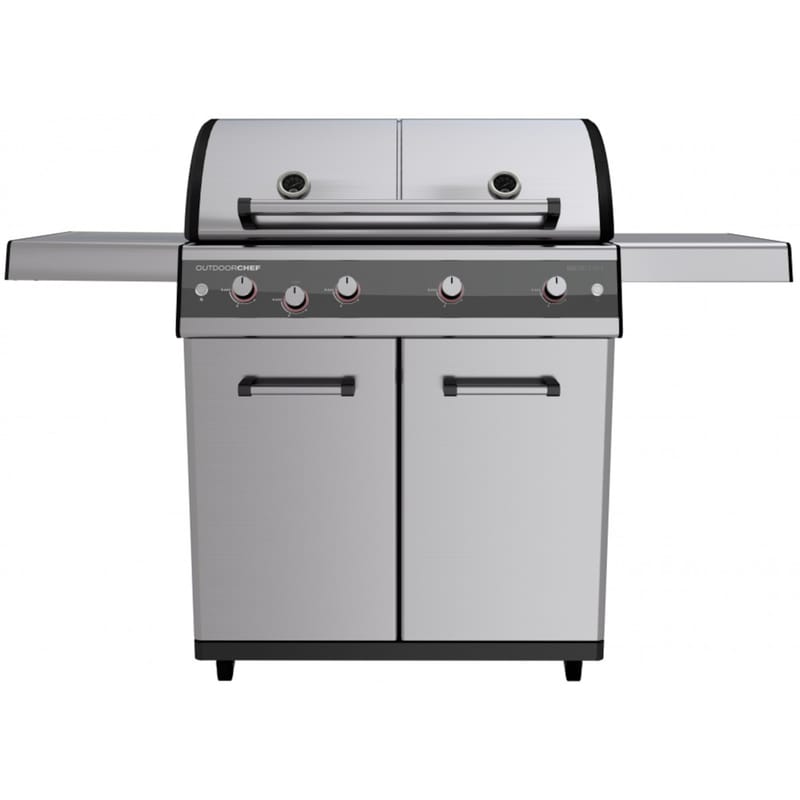 OUTDOORCHEF OUTDOORCHEF Dualchef S 425 G 18.700.10 με 4 Εστίες 12.6kW Ψησταριά Υγραερίου