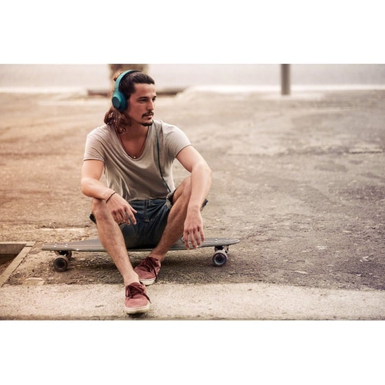 Ακουστικά κεφαλής Sony MDR 100AAP Μπλε image 4