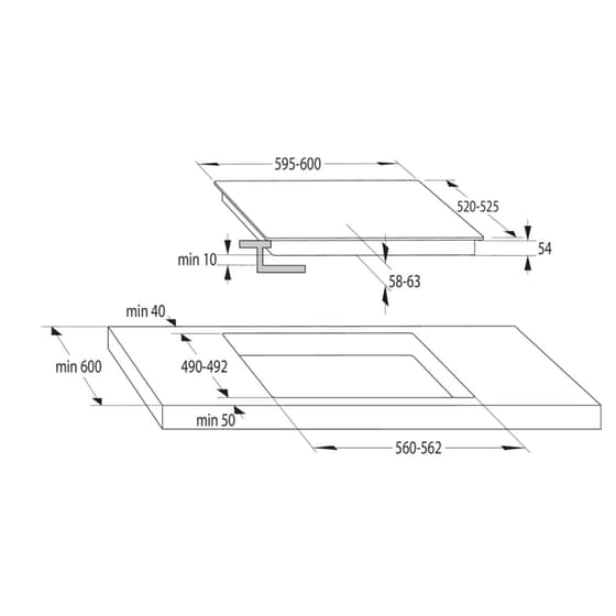GORENJE BO6737E02X & GI641BS 77 Lt Inox Eντοιχιζόμενο Σετ Φούρνος και Εστία image 7