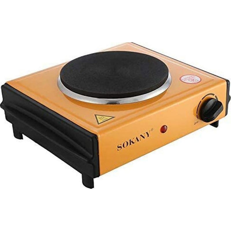 Επιτραπέζια Εστία Ηλεκτρική SOKANY SK-100A 1000 W Κίτρινο