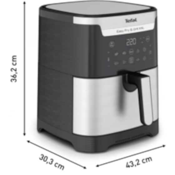 Φριτέζα Αέρος TEFAL EY801D με Αποσπώμενο Κάδο 1830 W 6.5 L Inox image 3
