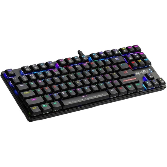 Armaggeddon SMK9RR Falconet Gaming Μηχανικό Ενσύρματο Πληκτρολόγιο Tenkeyless με Outemu Red διακόπτες και RGB  Μαύρο (US) image 1