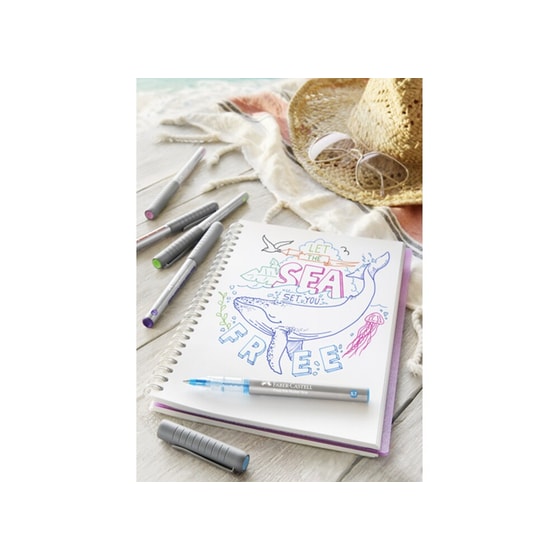 Στυλό Υγρής Μελάνης Faber Castell 0.7 mm Γαλάζιο image 1