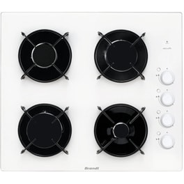 BRANDT BPG6413W 56 cm Λευκό Εστία Αερίου Αυτόνομη