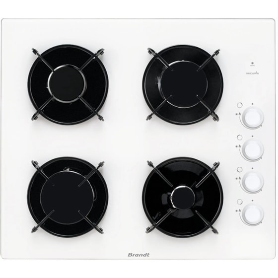 BRANDT BPG6413W 56 cm Λευκό Εστία Αερίου Αυτόνομη image 0