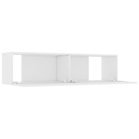 Έπιπλο Τηλεόρασης VidaXL από Μοριοσανίδα 120x30x30cm - Λευκό image 5