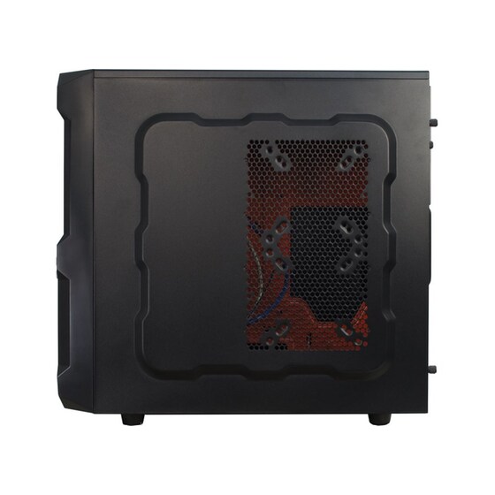 Κουτί Desktop Inter-Tech Eterno H3 Octagon (020061) ATX - Μαύρο image 2