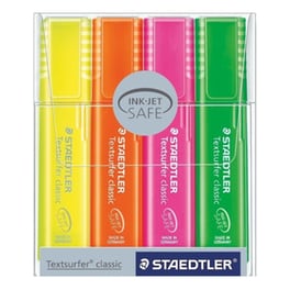 Μαρκαδόροι Υπογράμμισης Staedtler Textsurfer Rainbow (4 Τεμάχια)