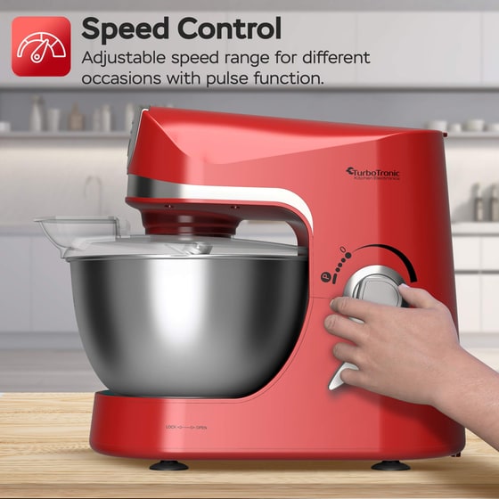 Κουζινομηχανή TURBOTRONIC TT-002 1500 W 4.5 L Κόκκινο image 4
