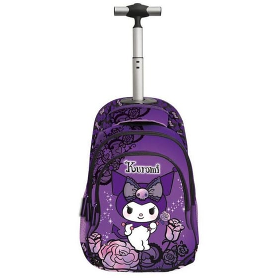 Τσάντα Τρόλεϋ Graffiti Kuromi Purple Laces image 0