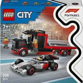 LEGO® City Εκθεσιακό Φορτηγό F1® με Αγωνιστικό Αυτοκίνητο Audi F1® (60493)