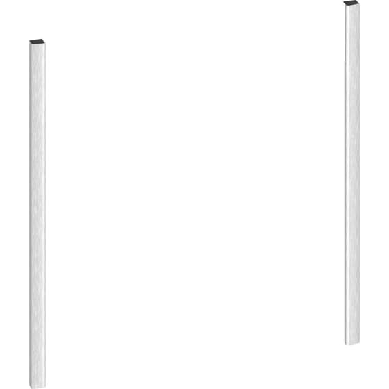 NEFF ZC060MY0 Flex Design Ενιαία εγκατάσταση για θερμαινόμενο συρτάρι & εντοιχιζόμενη καφετιέρα 60 cm - Metallic Silver image 0