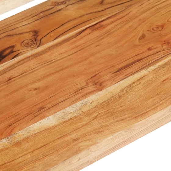 Έπιπλο Τηλεόρασης VidaXL από Ξύλο 130x40x40cm - Kαφέ/Μαύρο image 4