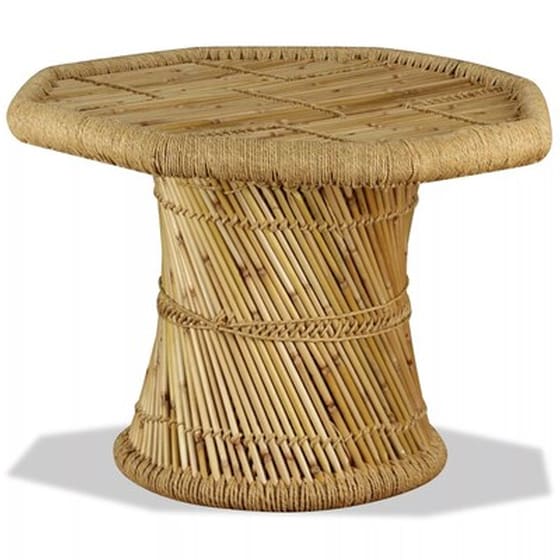 Τραπεζάκι Σαλονιού VidaXL από Μπαμπού 60x60x45cm - Καφέ image 3