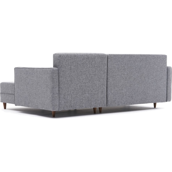 Γωνιακός Καναπές 24Mall Angolo 215x80 cm - Γκρι image 1