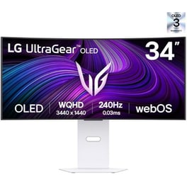 LG UltraGear 34GX90SA Gaming Monitor 34'' Wide QHD OLED Curved 240Hz 0.03ms