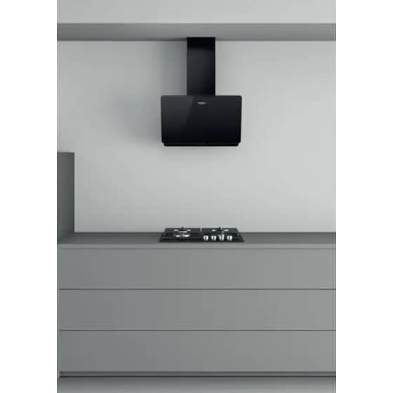WHIRLPOOL WHVP 65F LM K 60 cm Μαύρο Απορροφητήρας Καμινάδα - Τζάκι image 4