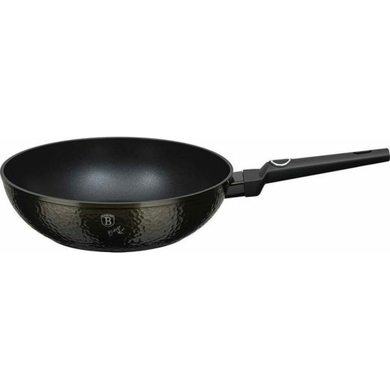 Αντικολλητικό Τηγάνι WOK BERLINGER HAUS BH-6575 28 cm Μαύρο image 0