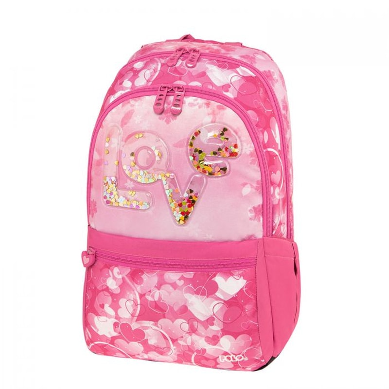 Τσάντα Πλάτης Δημοτικού Polo Youth Love