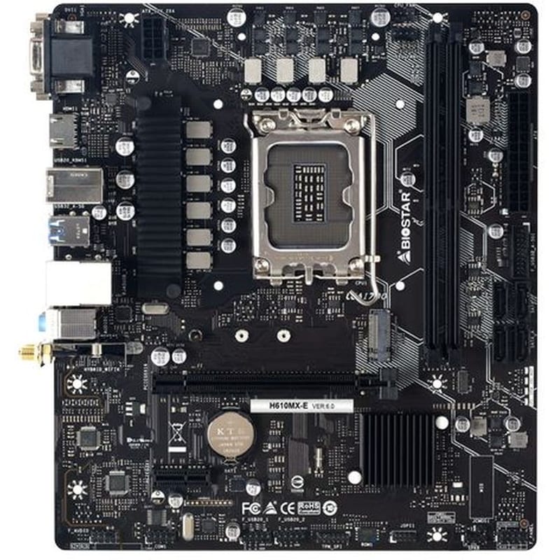 BIOSTAR Biostar H610MX-E Intel H610 Micro ATX με Socket Intel 1700