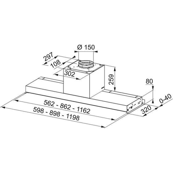 FRANKE STYLE PRO FSTPRO 608 60 cm Inox Μηχανισμός Απορρόφησης image 1