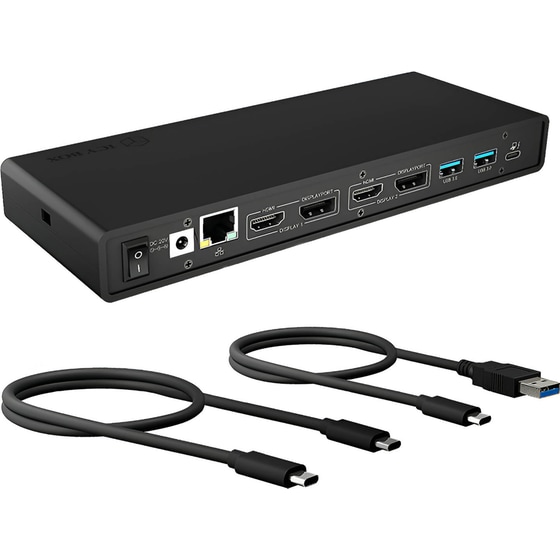 Docking Station Icy Box IB-DK2245AC 13-Port USB 3.0 συμβατό με USB-C & USB-A image 1