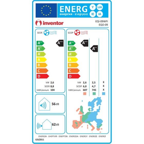 INVENTOR ECON IQ Κλιματιστικό Inverter 9.000 BTU A+++/A+++ image 11