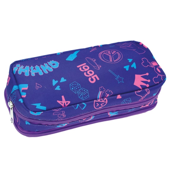 Κασετίνα Οβάλ Paul Frank Bubble Διπλή image 1