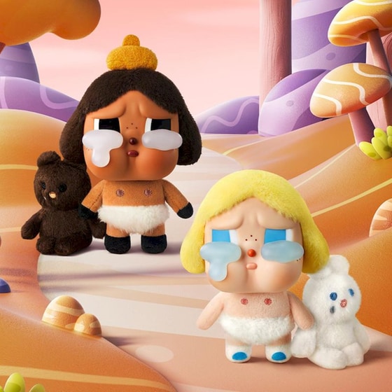 Λούτρινο Μπρελόκ Pop Mart Crybaby Crying Again Series Blind Box image 1