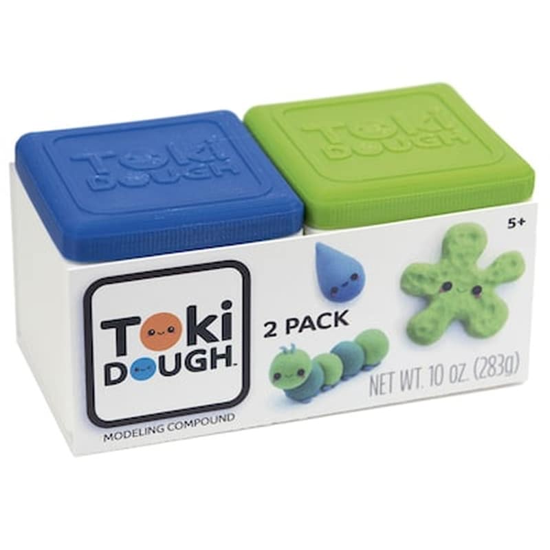 Σετ Χειροτεχνίας Toki Dough Packs (2 Packs) – Μπλε / Πράσινο