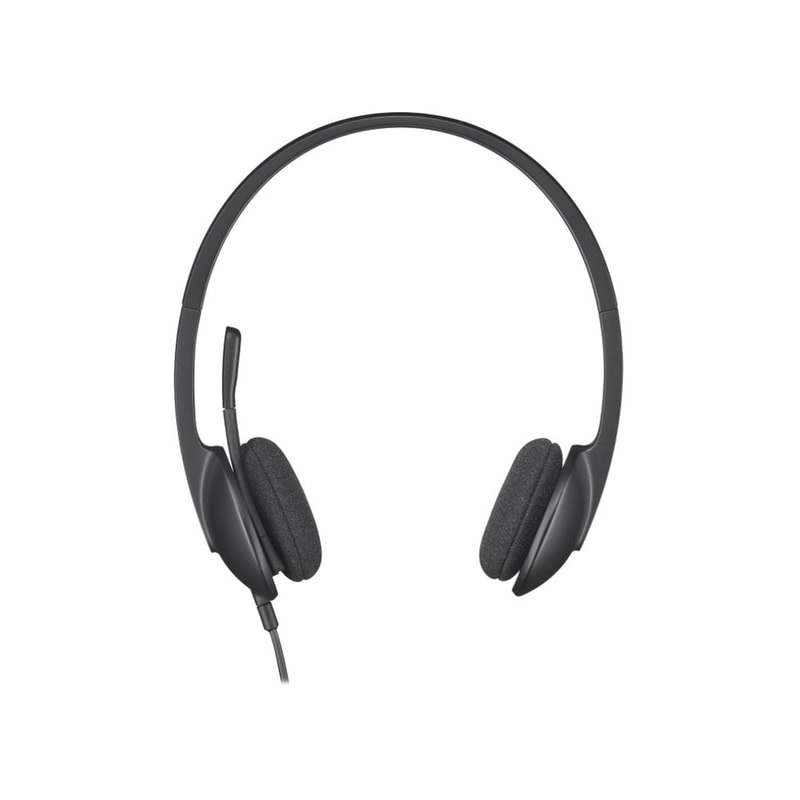 LOGITECH Ακουστικά Headset Logitech H340 με Μικρόφωνο - Μαύρο