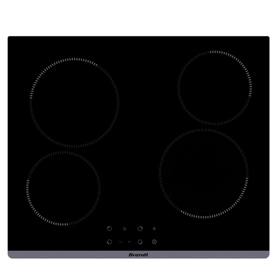 BRANDT BPV2423B BL 60 cm Μαύρο Εστία Κεραμική Αυτόνομη image 0