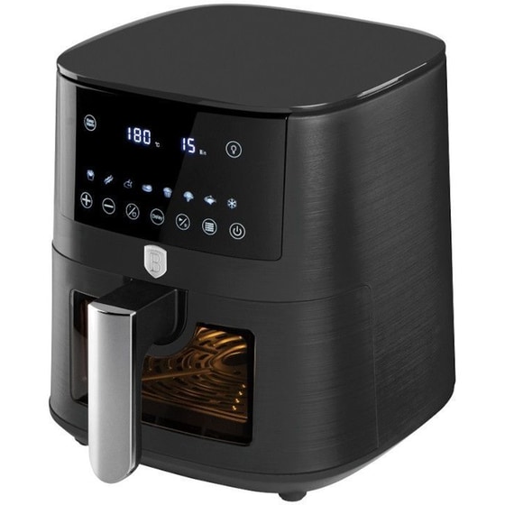 BERLINGER HAUS BH-9711 με Αποσπώμενο Κάδο 1400 W 5 L Ανθρακί Φριτέζα Αέρος image 2