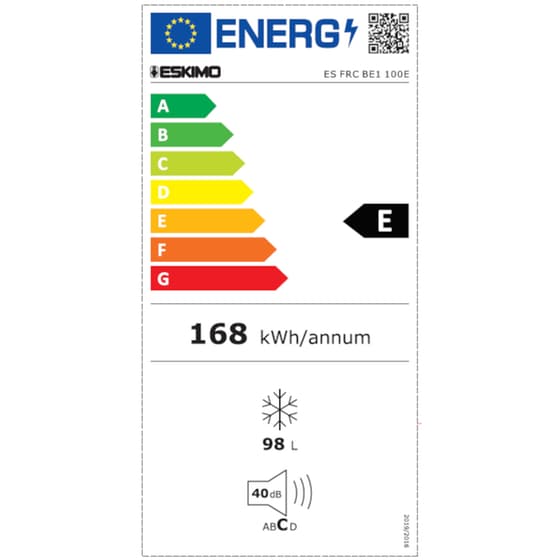 Καταψύκτης Μπαούλο ESKIMO ES FRC BE1 100E 98 Lt - Λευκό image 1