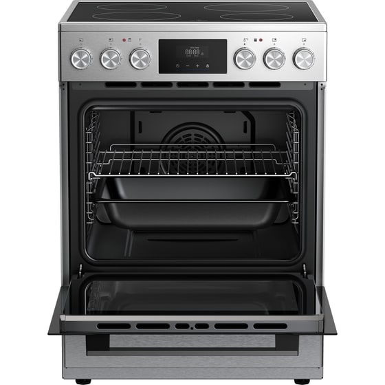 MIDEA MFO24D-AE4R10F(SS) 70 Lt Inox Ηλεκτρική Κουζίνα Κεραμική image 1