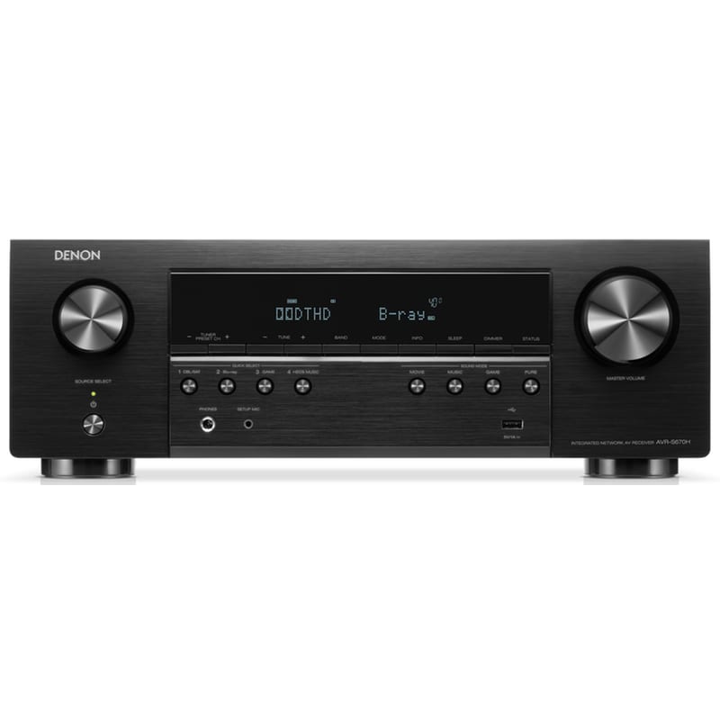 Denon Denon AVR-S670H AV Receiver - Μαύρο